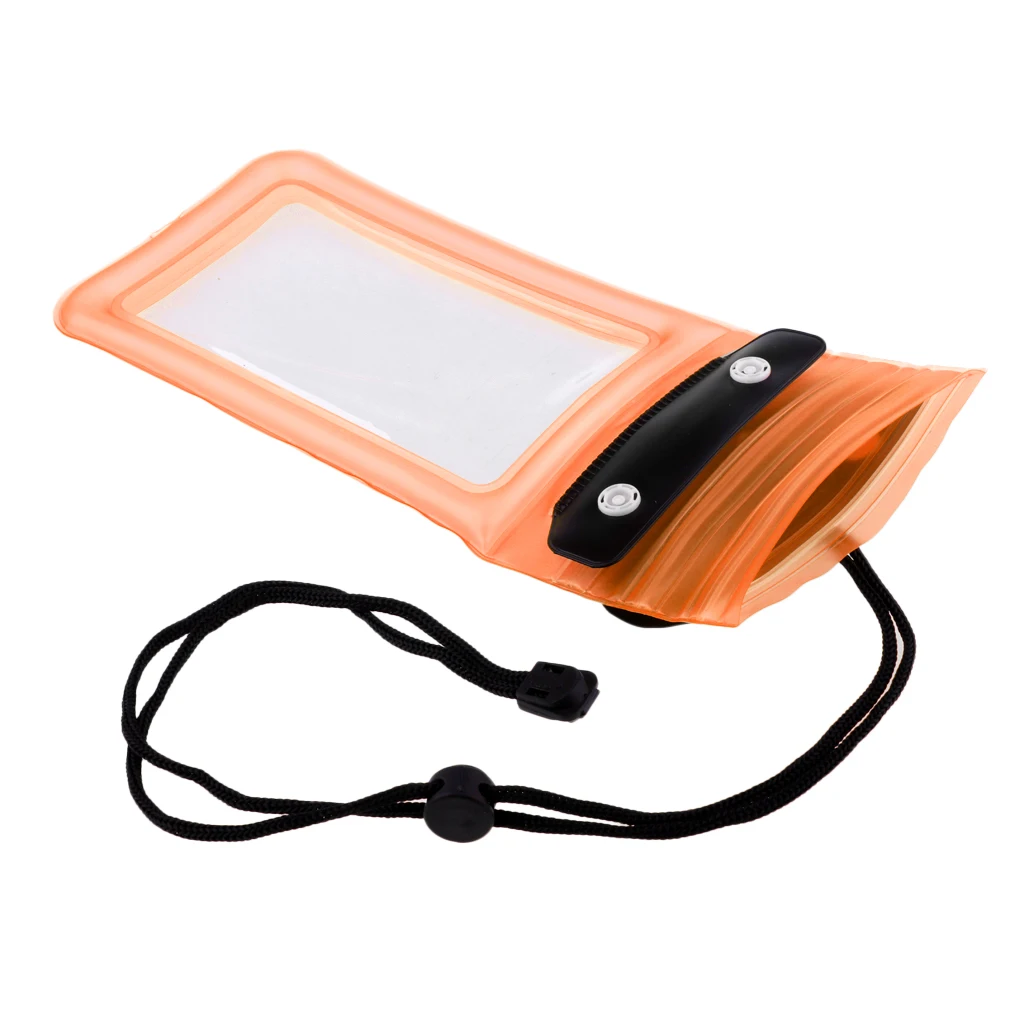 Double Locked Waterproof Phone Case Pouch Cover Holder Swimming Dive Dry Bag Fits Most Smart Phones up to 6.0
