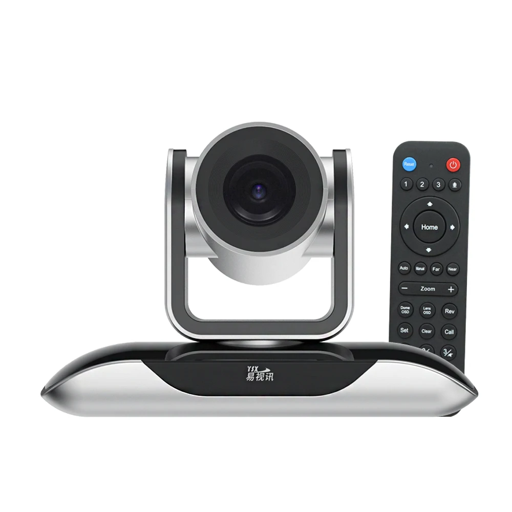 1080P камера высокого разрешения для видеоконференций USB Plug& Play вращение на 350 ° с пультом дистанционного управления адаптер питания для видеосъемки YSX A100