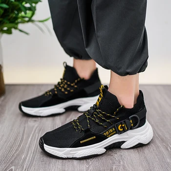 

Men Casual Comfortable Shoes Summer Outdoor Breathable Work Shoes Men Sneakers Mesh Shoes Air Cushion Male Non-slip Adult Shoes