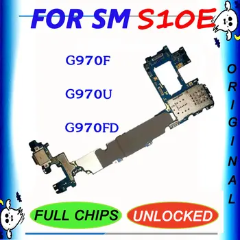

Original Mainboard For Samsung Galaxy S10E G970FD DUAL SIM G9750F G970U Unlocked Motherboard With Full Chips Unlock Logic Boards