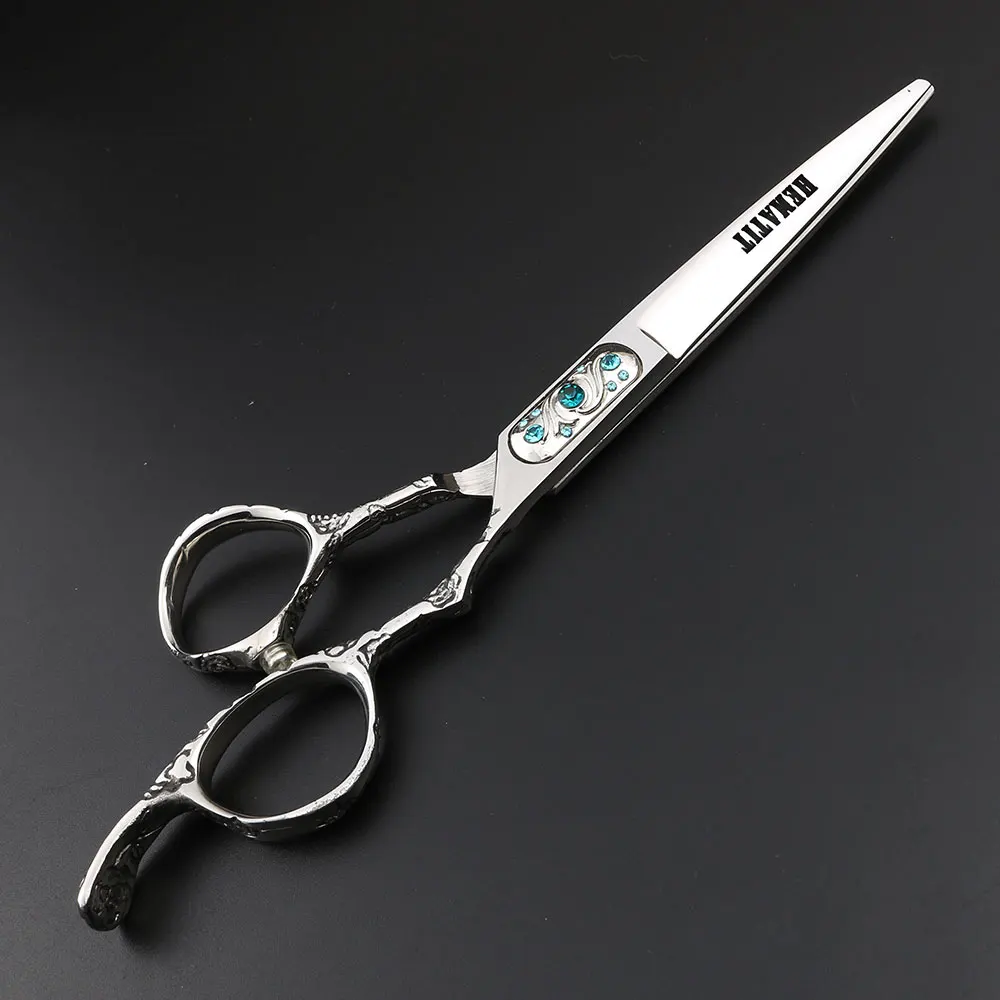 Cutting scissors Парикмахерские Профессиональные Парикмахерские ножницы 6 дюймов Япония 440C парикмахерские ножницы для резки и истончение набор ножниц - Цвет: Cutting scissors