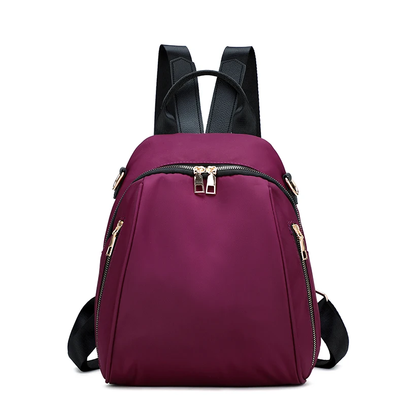TETHYS женский водонепроницаемый рюкзак женская большая емкость Back Pack женские высококачественные дорожные рюкзаки, сумка Mochila Feminina - Цвет: Purple