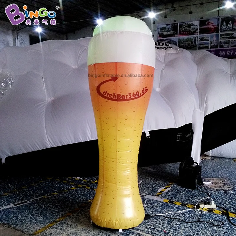 Бинго®2 м Высокое коммерческое Надувное стекло Pilsner/пивная кружка модель надувная Рекламная привлекательность реквизит