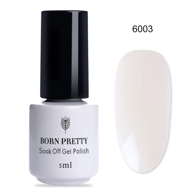 6003 BORN PRETTY Гель-лак для ногтей замачиваемый УФ-светодиодный гель для дизайна ногтей на осень и зиму цветной Shirmmery лак Гель-лак для ногтей DIY Советы 6 мл - Цвет: 6003