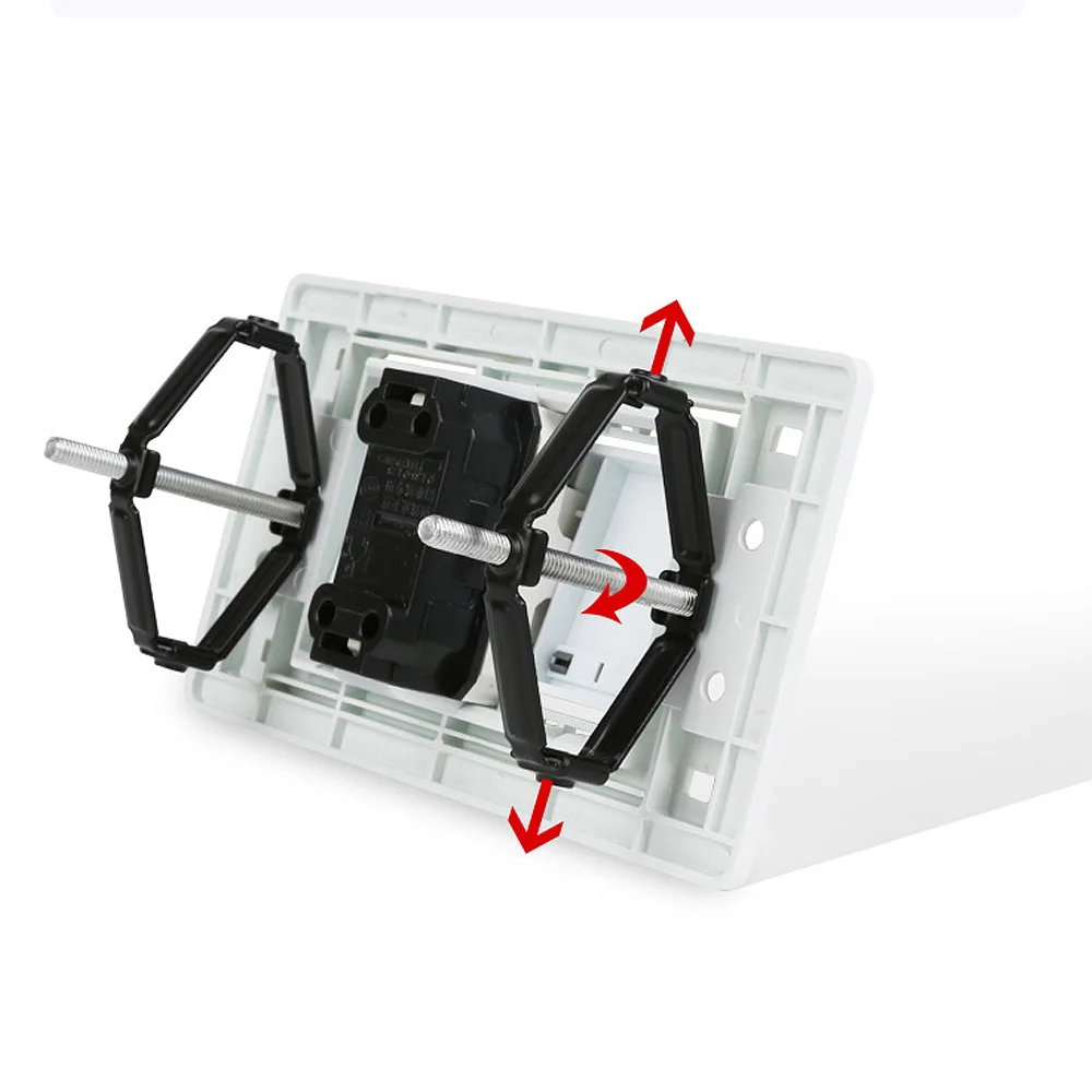 1 Set (10pcs) Wall Box Mount Repair Tool Secret Stash 118Type Light Switch Cassette Repairer Support Rod Electrician Accessories