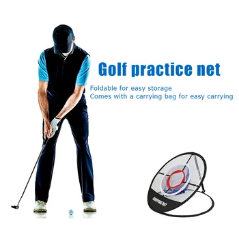 

3 Layer Foldable Golf Practice Net Chipping Hitting Pitching Training Aids Cages for Outdoor Exercise Sport Ornaments