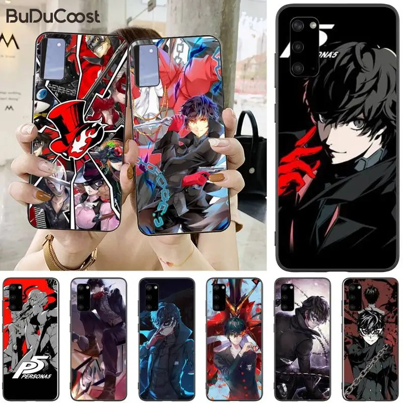 CUCI Persona 5 руку люксовый уникальный чехол для телефона с изображением Samsung S5 6 7 8 9 10 S8