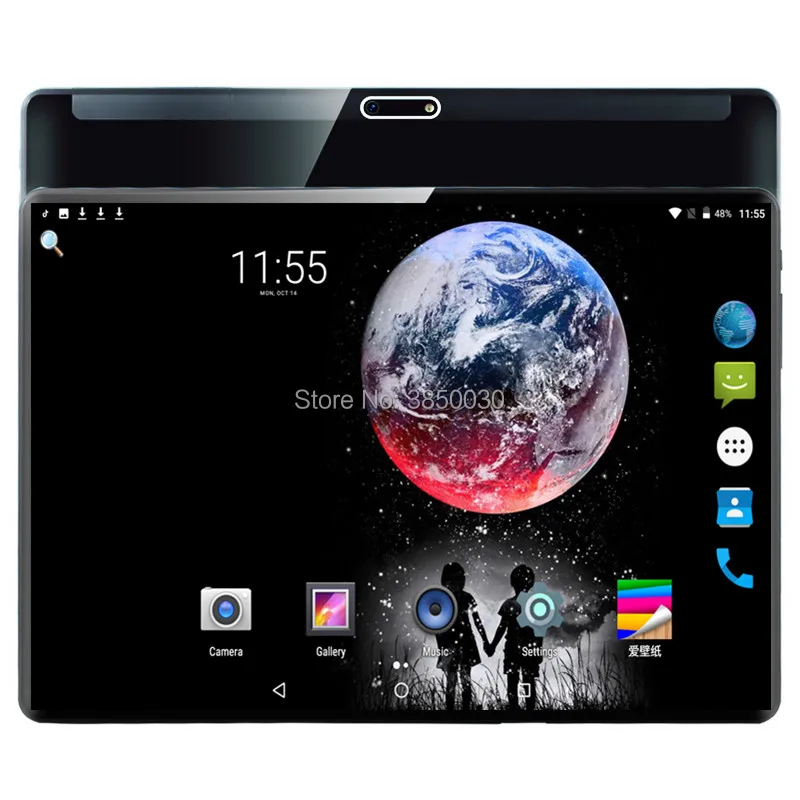 Android 9,0 Планшеты 10 дюймов 4G Телефонный звонок Deca Core, размер экрана 6 ГБ+ 128 Гб планшет 10,1 ПК с сенсорным экраном USB клавиатура Dual SIM карты Wi-Fi и Bluetooth