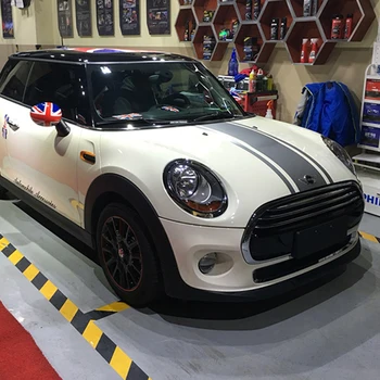 

Hood+Trunk 3 Stripe Line Car Stickers And Decals Car-styling For Mini Cooper S Countryman R60 2011-2015 Decoration Accessories