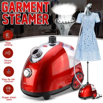 

Garment Steamer Stand Handheld Professional Clothes Fabric Garment Hanger Household Steamer 1.6L Removable Water Tank EU Plug