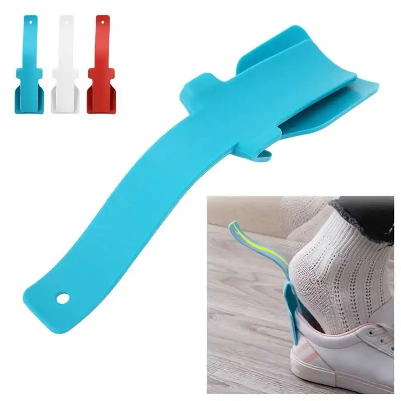 Shoe Horn Unisex Wear Shoe Horn Lazy Shoe Helper Shoehorn Easy on and off Slip Aid Tool Lifter For Adult Children Elderly