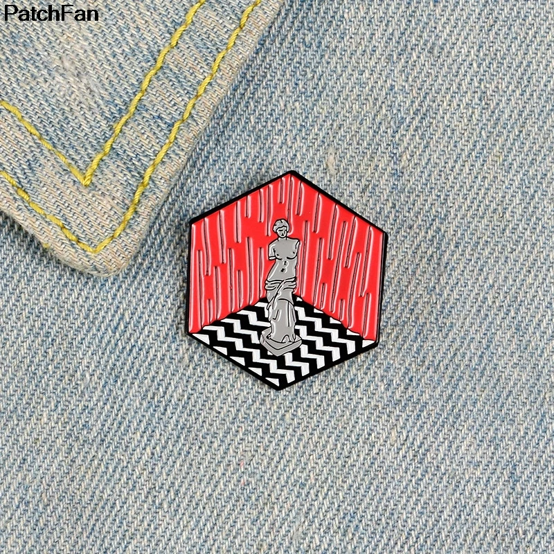 Patchfan модная для девочек сериал на булавке рюкзака одежда гордыни металлическая