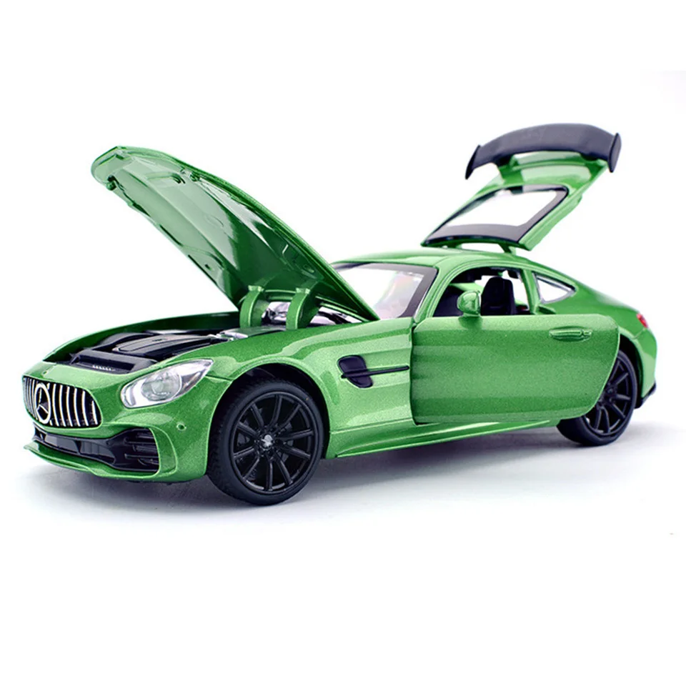 Горячая литая модель автомобиля 1:32 AMG GT детские металлические игрушки для автомобиля Детские колеса на день рождения рождественские подарки