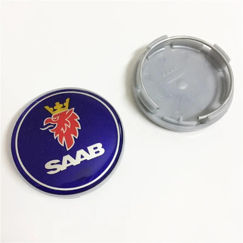 Подходит для Saab колеса Заглушка автомобильного колпака Стандартный Saab Ступица колеса модифицированный Автомобильный логотип автомобиля ступица пластиковая крышка центральный колпачок