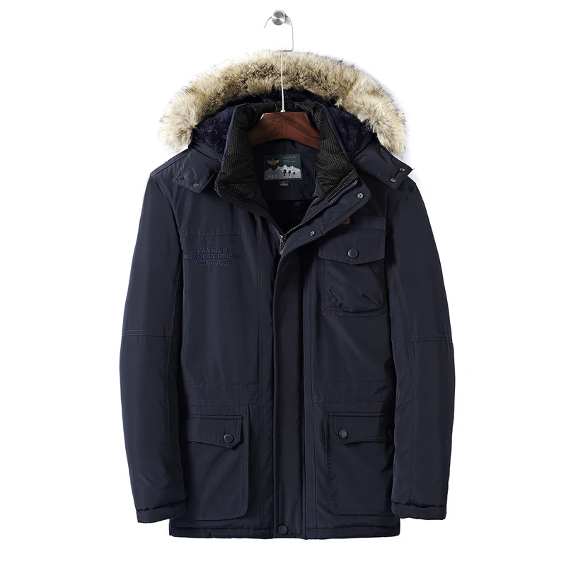 PARATAGO, USB, инфракрасная электрическая Мужская куртка с подогревом, зимняя теплая нагревательная одежда, мужская верхняя одежда для охоты, кемпинга, лыжных курток, P910 - Цвет: Dark Blue