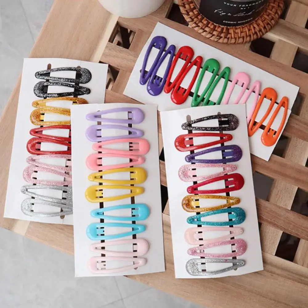 Милые детские заколки для волос аксессуары укладки шпильки девочек блестящие