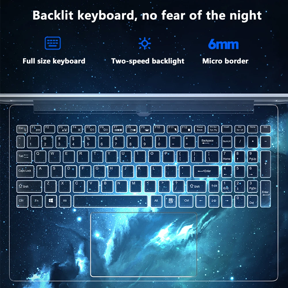 LHMZNIY Gaming SSD laptop 15.6inch Metal Body Intel i7 4500U 16GB RAM Windows 10 Notebook Student Office Work BT WiFi Webcam
