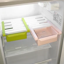 Компактные Кухонные гаджеты, коробка для хранения холодильника, свежий разделительный слой, стеллаж для хранения, морозильная камера, выдвижной Органайзер