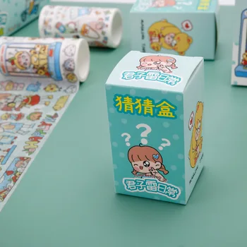 

Blind box Guess the box random Kawaii Girl Washi Tape DIY Decoration Scrapbooking Planner Masking Tape Label Sticker Stationery