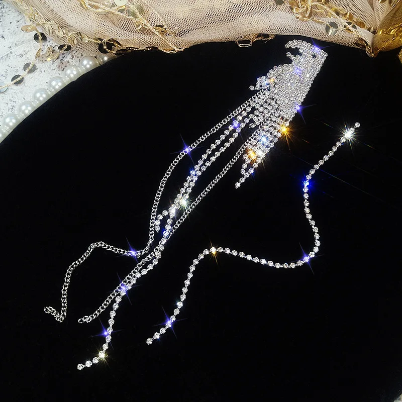 

2019 new S925 silver needle Asymmetry Parrot Earrings Simple fashionable and generous temperament ins style earring women