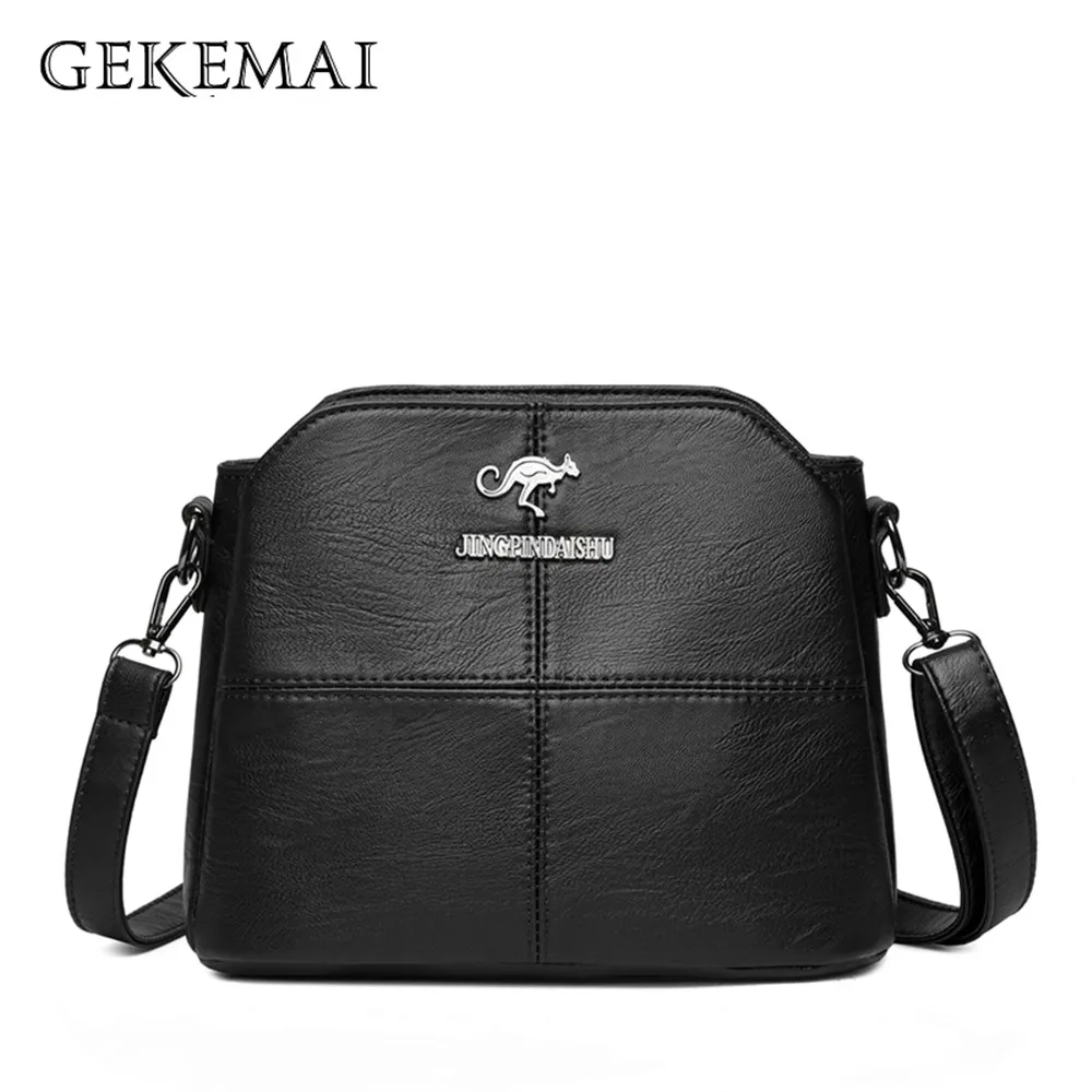 

2020 Women Messenger Bag High Quality Leather Ladies Handbags Designer Female Shoulder Bag Fashion Small Crossbody Bag For Women