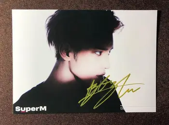 

hand signed SuperM Taeyong autographed photo NCT 127 5*7 092019N4