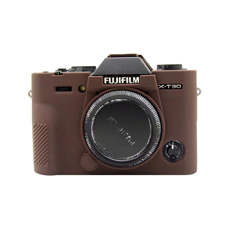 Сумки для камеры Fujifilm X-T30 мягкие силиконовые чехлы цветной резиновый чехол для Fuji XT30 защитные аксессуары для тела открывающийся аккумулятор