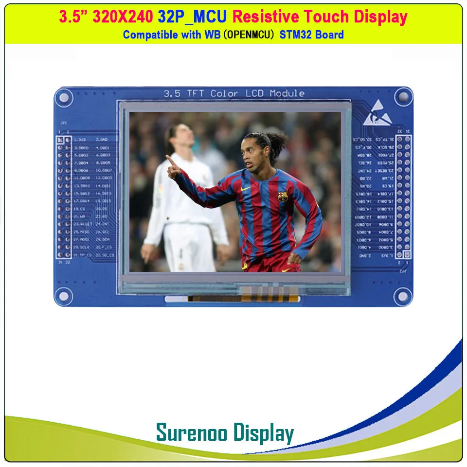3,5 дюймов 320*240 SSD2119 32P_16Bit MCU параллельный резистивный сенсорный TFT ЖК-модуль дисплей экран панель Поддержка SPI