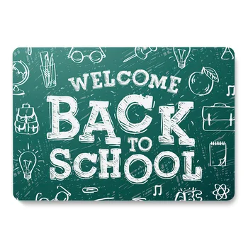 

Back To School Blackboard Laptop Case For Apple MacBook Retina Air 11 12 13.3 New Pro 15.4 16 inch Cover shell