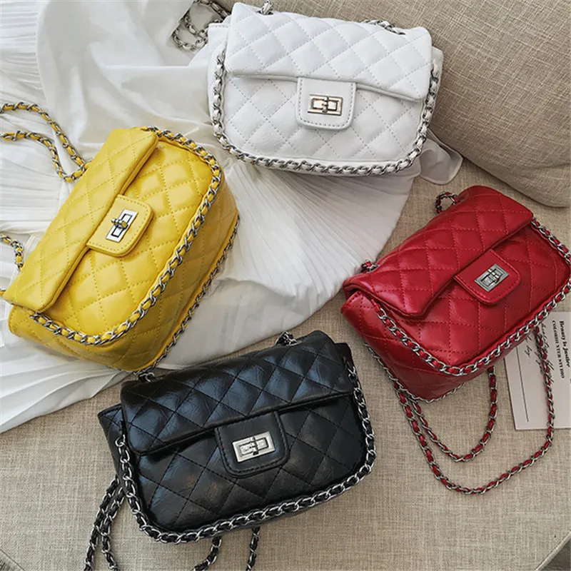 

Bag for women's bag 2019 Mini fashion Women Messenger Bags Pu leather Women Shoulder Bag Chain Women Crossbody Bags Tote