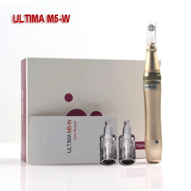 Derma Ручка беспроводная Ultima M5-W Microneedling ручка Bayonet Prot иглы картриджи для ухода за