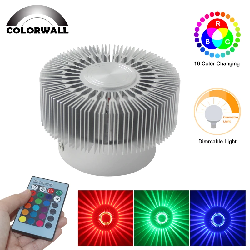 

100pcs AC85-265V 3W Led Wall Lamp High Power LED Chip RGB Lantern Shape for KTV Karaoke Bar Restaurant Coffee Shop Decoration