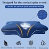 Memory Foam Bedding Pillow Shaped Ergonomic Cervical Pillow Sleeping Comfortable Neck Protection Butterfly Memory Foam Pillow 1