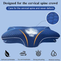 Memory Foam Bedding Pillow Shaped Ergonomic Cervical Pillow Sleeping Comfortable Neck Protection Butterfly Memory Foam Pillow 1