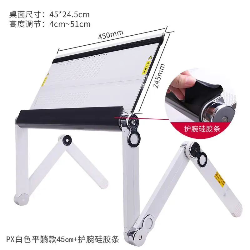 style11 5%New European Easy To Pull Flat Tablet Laptop Stand Bed With Lazy Table Folding Lift Desk Multi-function Computer Desk - Цвет: style11