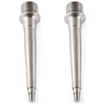 

2Pcs 9m Titanium/Ti Spindle/Axles Foot Shaft Pedals Bearing Titanium Pedal Shaft Titanium Alloy Pedal Core
