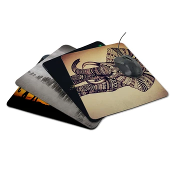 

Elephant Vintage Pattern Style Anti-slip Mousepad Computer Mouse Pad Mat for Optal Me Trackball Mouse Not Lockedge Mouse