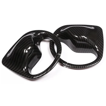 

Car Interior Safety Belt Cover Trim Carbon Fiber Texture Accessory Fit Car Accessories for Jaguar XE,ABS Material