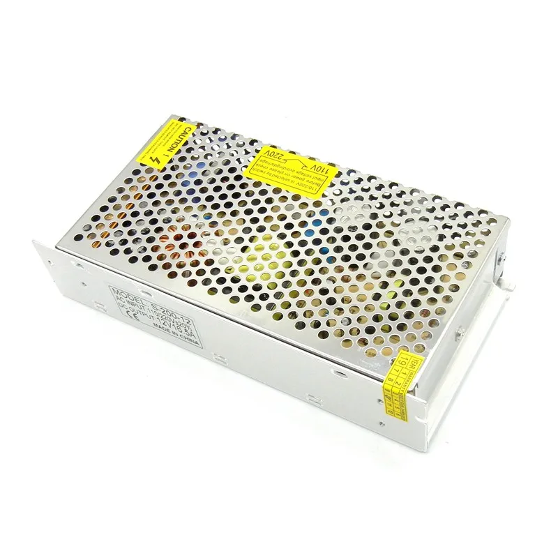 12V 12,5 15A импульсный источник питания 150W 180W 200W для системы безопасности, видеонаблюдения, камер видеонаблюдения 110v 220v ac вход