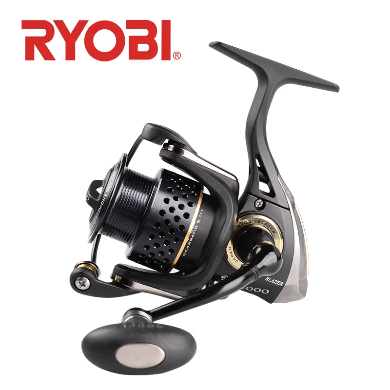 

RYOBI BLAZER Spinning Fishing Reels 2000 3000 4000 Gear Ratio 5.1:1/5.0:1 Max Drag2.5kg~5.0kg 7BB Reel Fishing Wheel Metal Spool