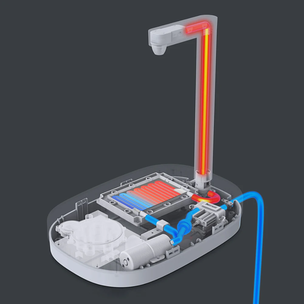Xiaomi Xiaolang TDS диспенсер для горячей воды, Регулируемый температурный объем, быстрая кипячение, тестер качества воды, HD-JRSSQ01 диспенсер, 220 В