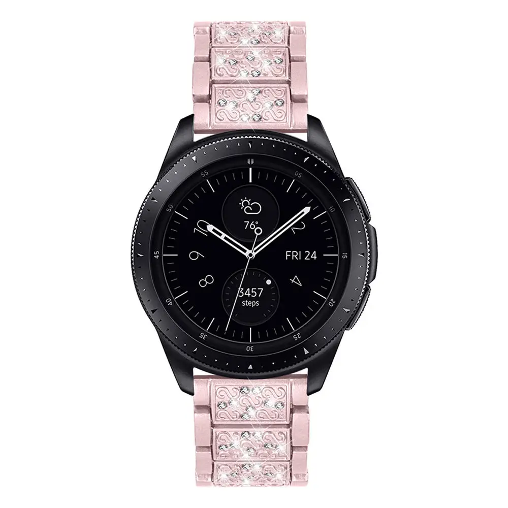 Для samsung Galaxy Watch band шикарные часы, украшенные драгоценными камнями 46 мм 42 мм активный ремешок для часов сменный Браслет для samsung gear S3 Classic sam