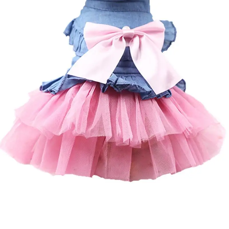 

Vestido perro Pet Dog Clothes Dress Sweety Princess Dress Teddy Puppy Wedding Dresses Fot Dog Small Medium Dogs Pet Accessories