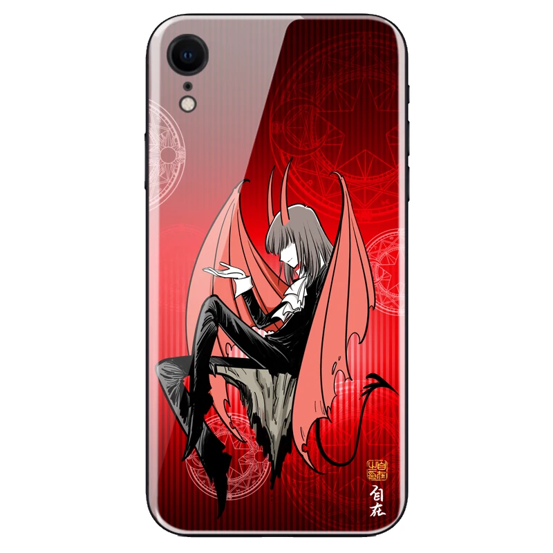 Оригинальный дизайн чехол для телефона Devil's Love Чехол мобильного из закаленного