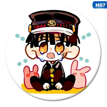 

Japan Anime Badge Jibaku Shounen Hanako-kun Nene Yashiro Teru Minamoto Hanako Cosplay Toilet-Bound Hanako-kun Brooch Pin