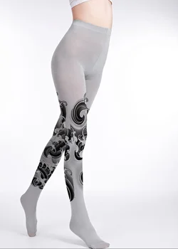 

Japanese cosply style summer thin lolita black wave Tights High-quality Silk stockings shaping leggin 1order=1pc