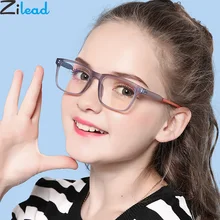 Zilead TR90, анти-синий светильник, очки, оправа для мальчиков и девочек, компьютерная игра, оптические очки, очки для детей
