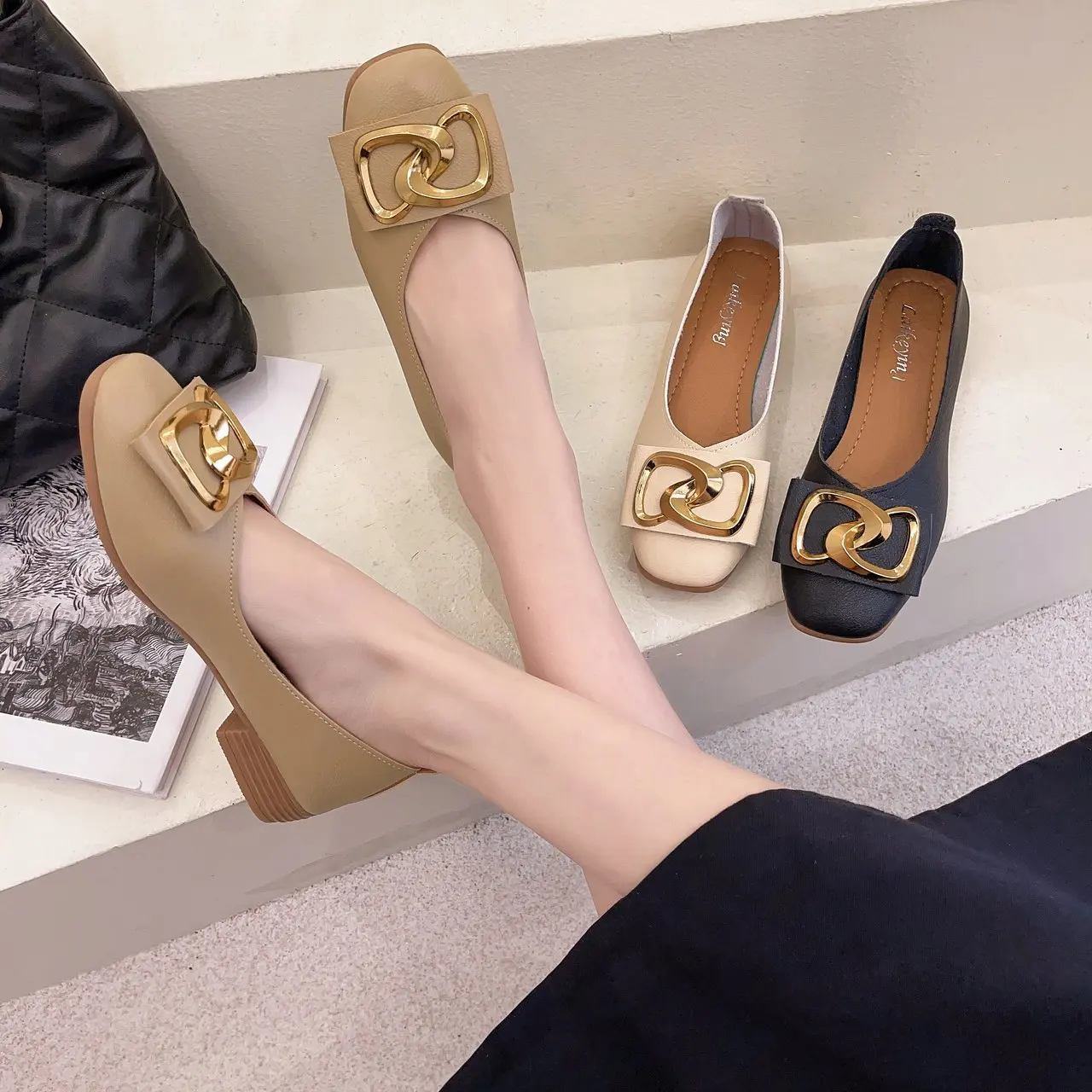 

Однотонные кожаные лоферы для женщин, обувь, мягкая Пенни, туфли-оксфорды, женская повседневная обувь, женская обувь на плоской подошве