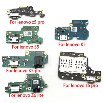 

USB Port Charger Dock Plug Connector Charging Board FLex Cable Mic Microphone Board For Lenovo S5 K5 Z5 Pro Z6 Lite Z5S