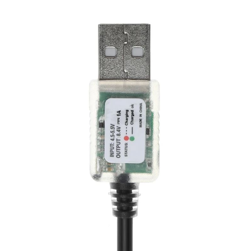 USB 5V до 8,4 V Мощность зарядный кабель для велосипеда светодиодный головной светильник 18650 Батарея пакет R9UA